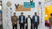 بازدید ریاست محترم سازمان جهاد کشاورزی از غرفه آموزشکده کشاورزی