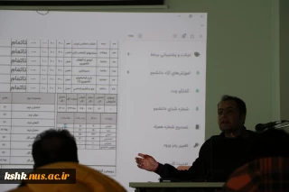 جلسه برگزاری کارگاه های آموزشی و دانشجویی برای دانشجویان علی الخصوص دانشجویان جدیدالورود